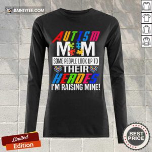 Pretty Autism Mom Some Heroes Long-sleeved