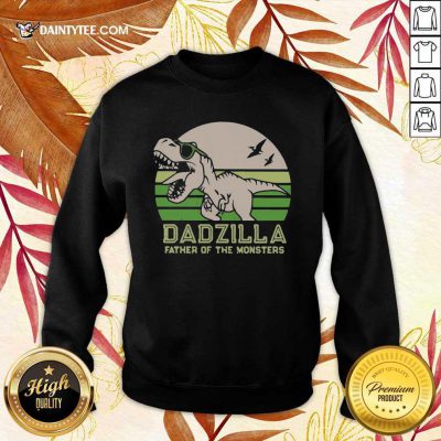 Top Dinosaurs Dadzilla Father Of The Monsters Vintage 3 Sweater