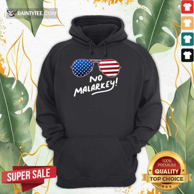 Top Glasses American Flag No Malarkey Wonderful 45 Hoodie