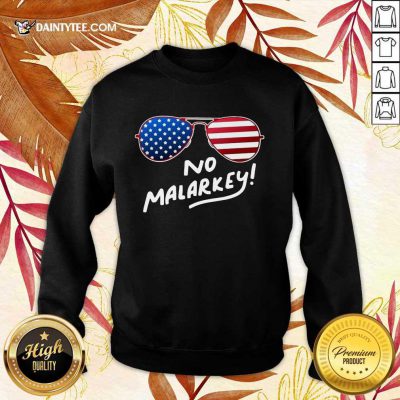 Top Glasses American Flag No Malarkey Wonderful 45 Sweater