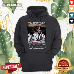 Top Greys Anatomy Its A Beautiful Day To Save Lives 16 Hoodie