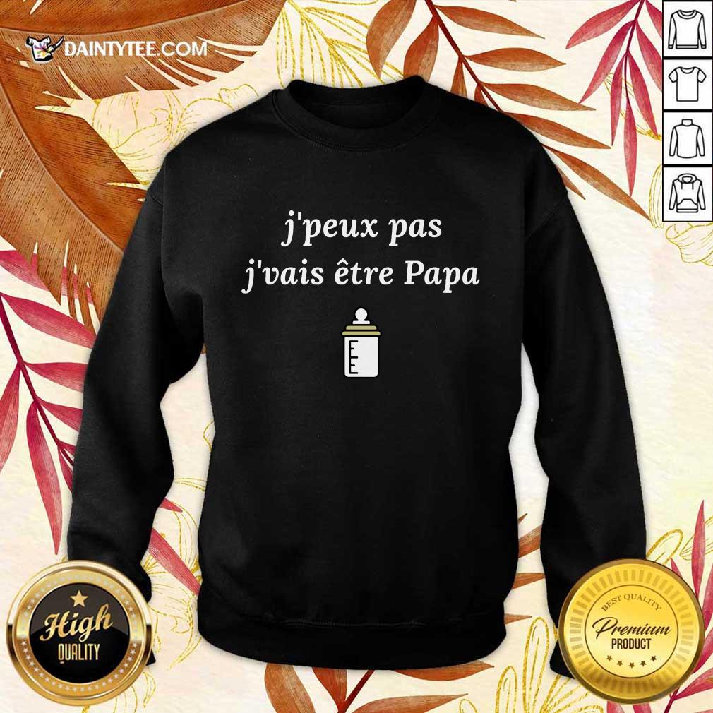 Top Jpeux Pas Jvais Etre PAPA Milk Bottle Sweater Top Jpeux Pas Jvais Etre PAPA Milk Bottle Sweater