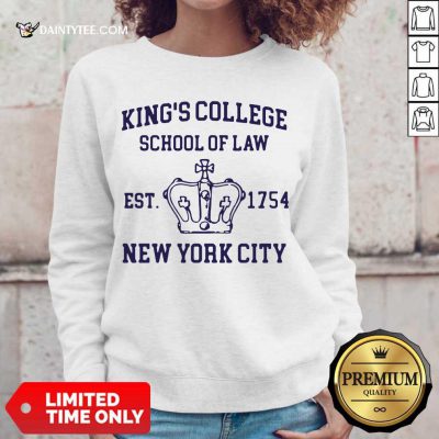 Top Kings College School Of Law Est 1954 New York City Sweater