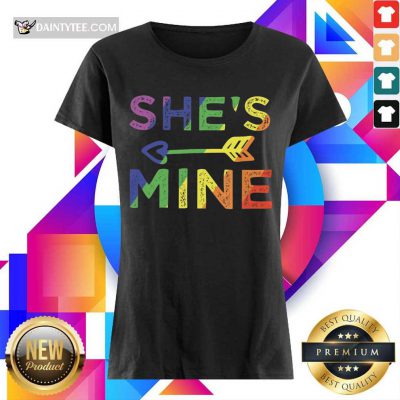 Awesome LGBT She's Mine Ladies Tee