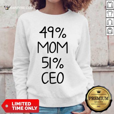 Excellent 49% Mom 51% Ceo Sweater