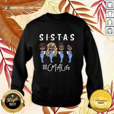 Excellent CMA Life Sistas Colored Nurse Sweater