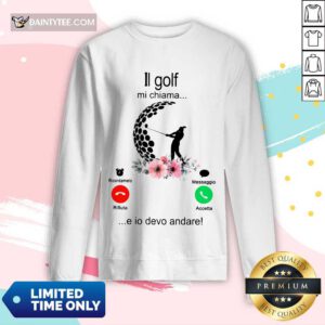 Excellent Il Golf Mi Chiama Long-sleeved