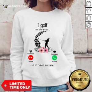 Excellent Il Golf Mi Chiama Sweater