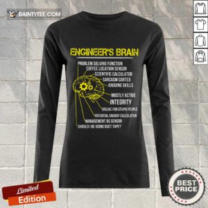 Funny Engineer's Brain Long-sleeved