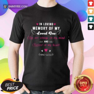 Happy In Loving Memory Of My Loved One Forever In My Heart Shirt
