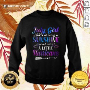 July Girl Sunshine Mixed With A Little Hurricane Sweater