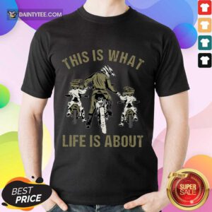 Nice Motocross Father And Sons This Is What Life Is About Shirt