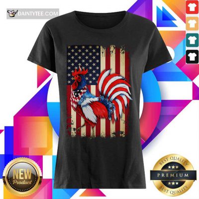 Original Chicken Flag American Ladies Tee