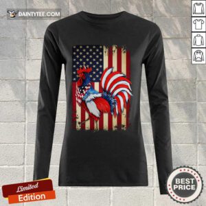Original Chicken Flag American Long-sleeved