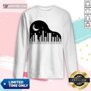 Original Piano And Night City Long-sleeved