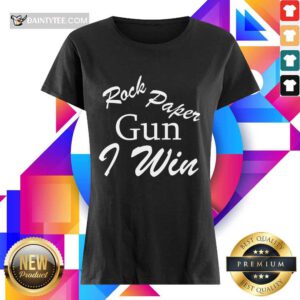 Original Rock Paper Gun I Win Ladies Tee