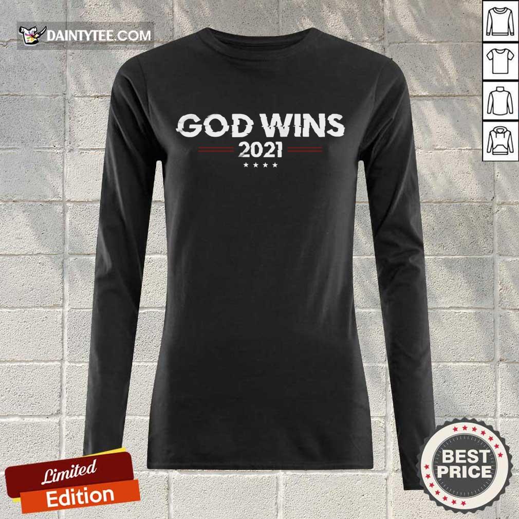 Premium God Wins 2021 Long-sleeved Premium God Wins 2021 Long-sleeved