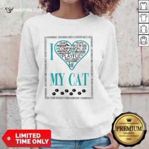 Premium I Love My Cat Sweater