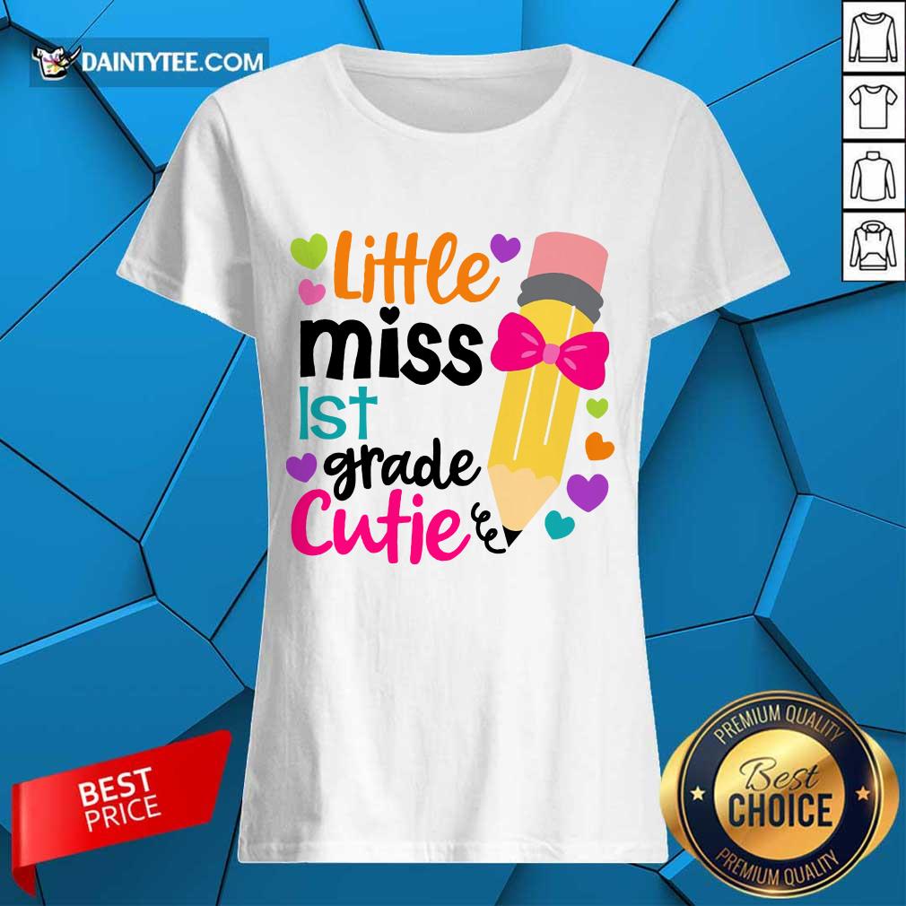 Premium Little Miss 1st Grade Cutie Ladies Tee Premium Little Miss 1st Grade Cutie Ladies Tee