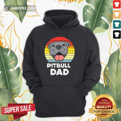 Premium Pitbull Dad Vintage Hoodie