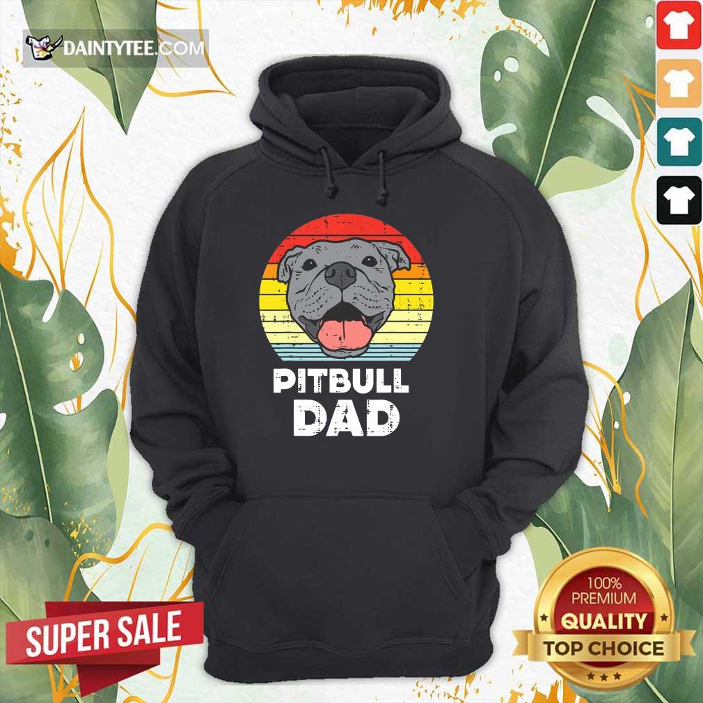Premium Pitbull Dad Vintage Hoodie Premium Pitbull Dad Vintage Hoodie