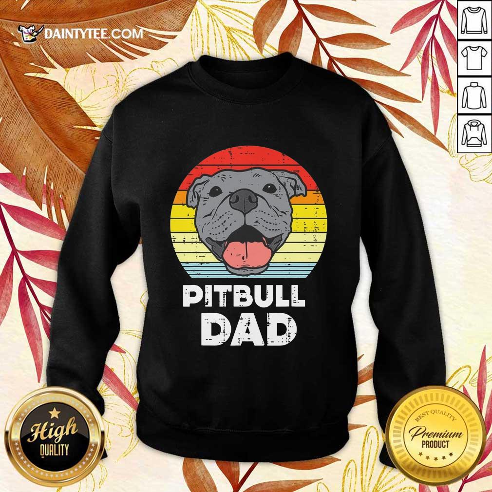 Premium Pitbull Dad Vintage Sweater Premium Pitbull Dad Vintage Sweater