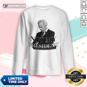 Pretty Biden Not My President Long-sleeved