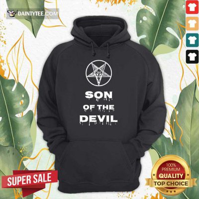 Top Inverted Pentagram Son Of The Devil Hoodie