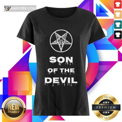 Top Inverted Pentagram Son Of The Devil Ladies Tee