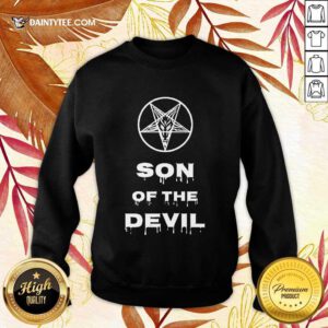 Top Inverted Pentagram Son Of The Devil Sweater