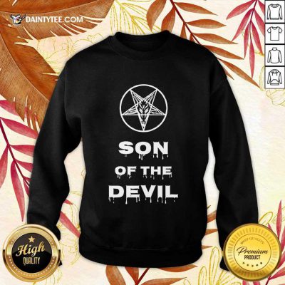 Top Inverted Pentagram Son Of The Devil Sweater