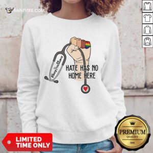 Top Nurse Practitioner Hate Has No Home Here Sweater