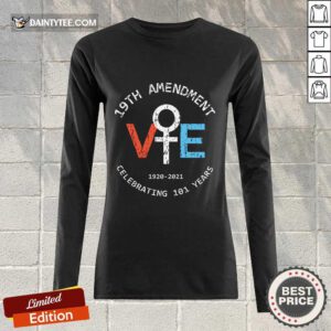 19th Amendment Vote 1920-2020 Long-sleeved