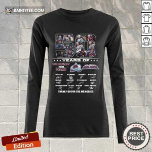50 Years Colorado Avalanche ​Long-sleeved