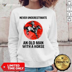 An Old Man With A Horse Sweater
