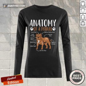 Anatomy Of A Pitbull Long-sleeved
