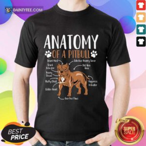 Anatomy Of A Pitbull Shirt