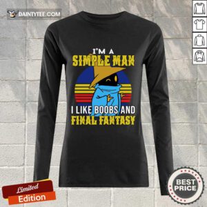 Black Mage I’m A Simple Man Long-sleeved