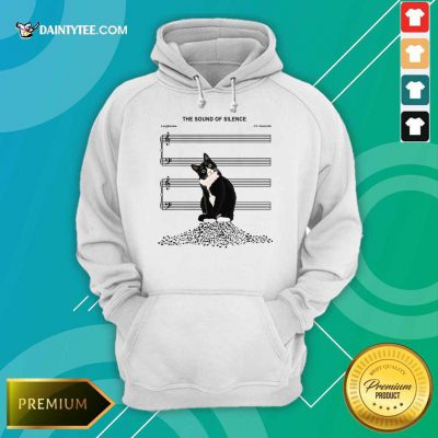 Cats And Music The Sound Of Silence Hoodie