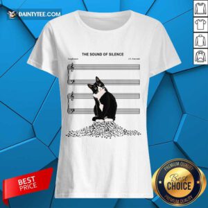 Cats And Music The Sound Of Silence Ladies Tee