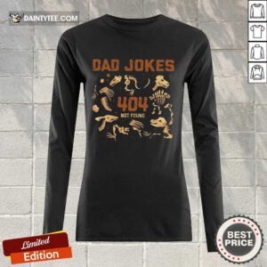 Dad Jokes 404 Not Found Long-sleeved