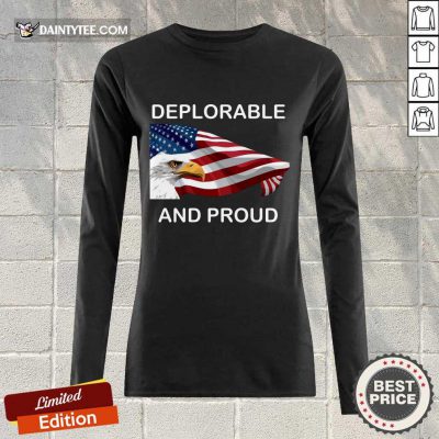 Deplorable And Proud Long-sleeved