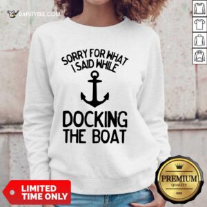 Docking The Boat Anchor Sweater
