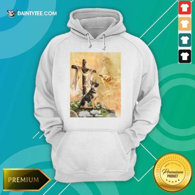 German Shepherd God Hand Hoodie