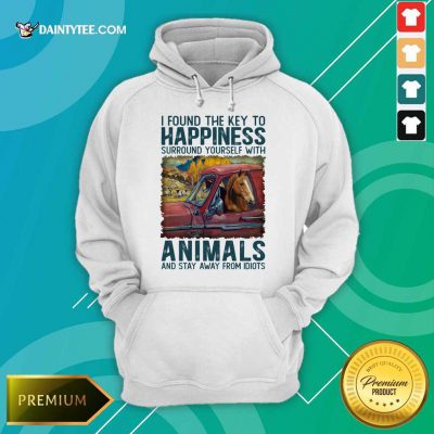 Horse I Found The Key To Happiness Hoodie
