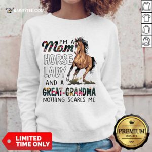 I'm A Mom Horse Lady Great Grandma Sweater