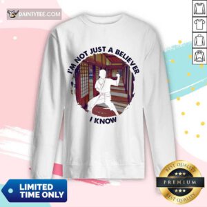 I'm Not Just A Believer Karate Long-sleeved