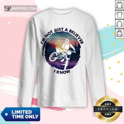 I'm Not Just A Believer Motocross Long-sleeved