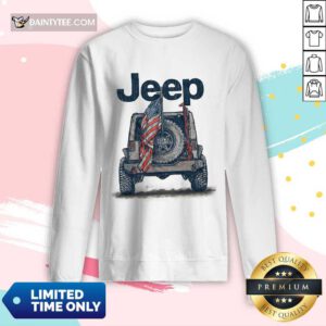 Jeep American Flag Long-sleeved