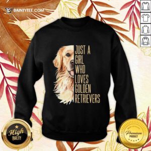 Just A Girl Who Loves Golden Retriever Sweater